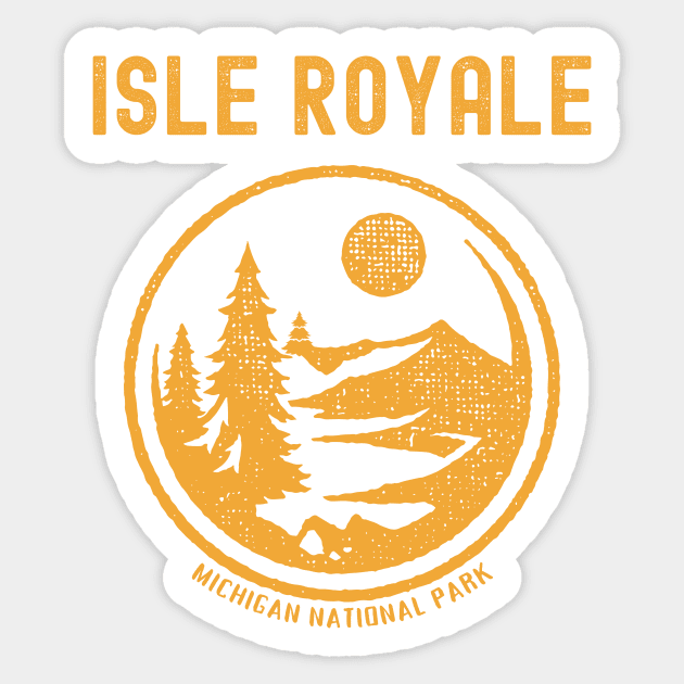 Isle Royale National Park Michigan Sticker by soulfulprintss8